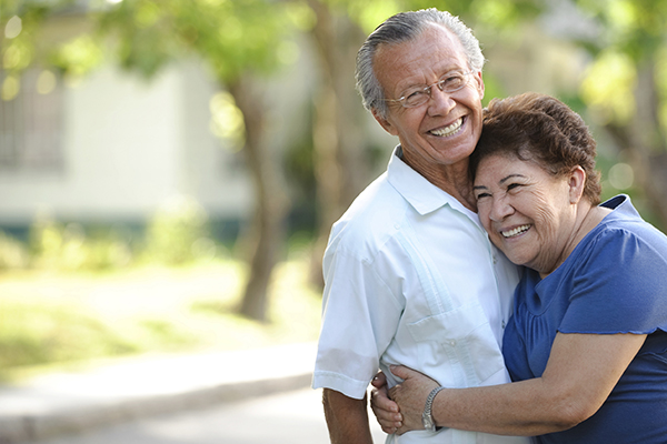 Aging couple